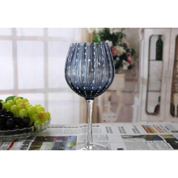 Haonai cheap wine glasses wholesale glasses bulk crystal wine glass colored stemmed wine glass